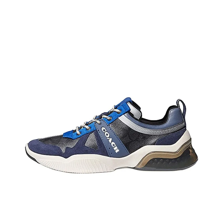 COACH CitySole Low Топ Casual Мужской Синий Черный