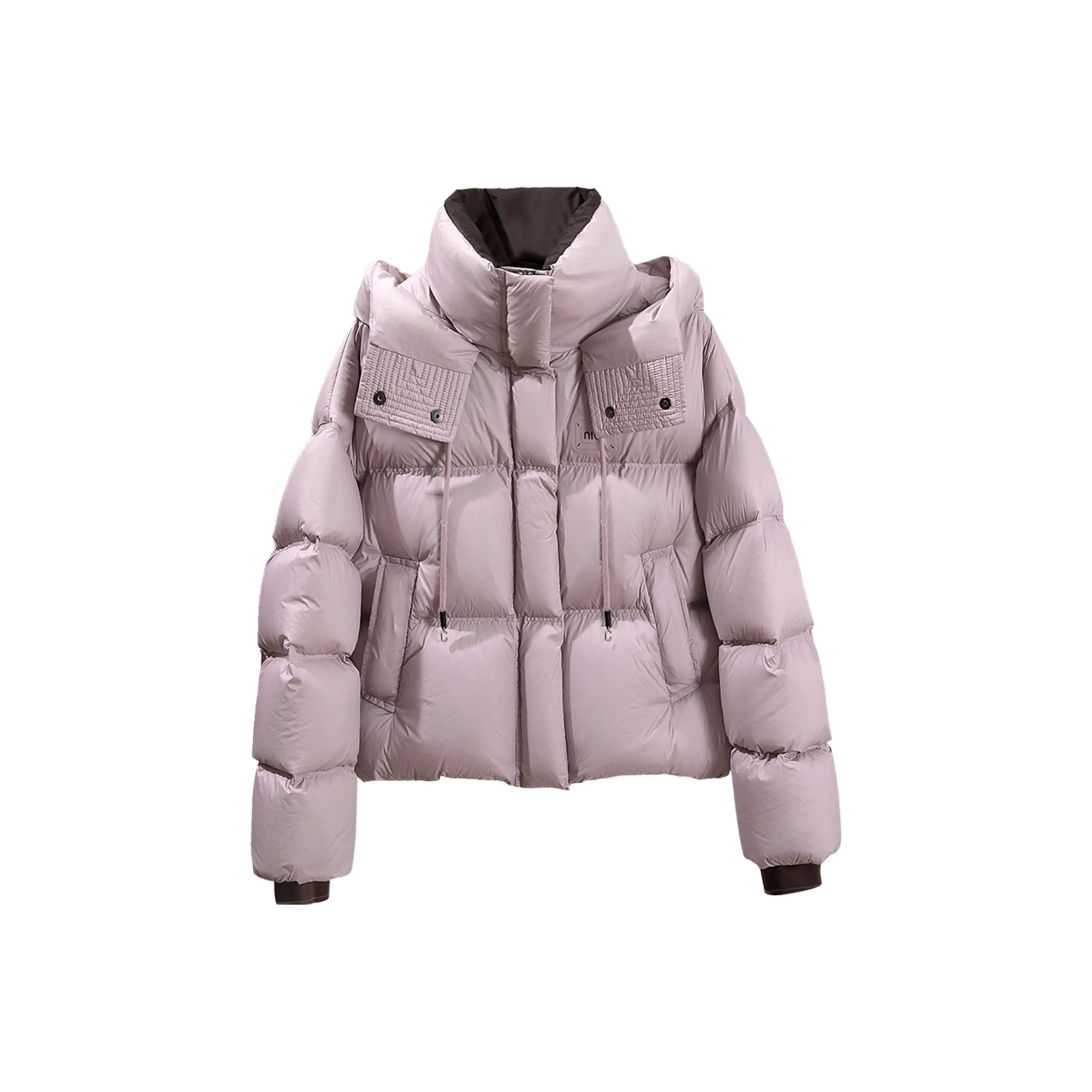 SIBAISHE Розовый Фиолетовый Женский Пуховик