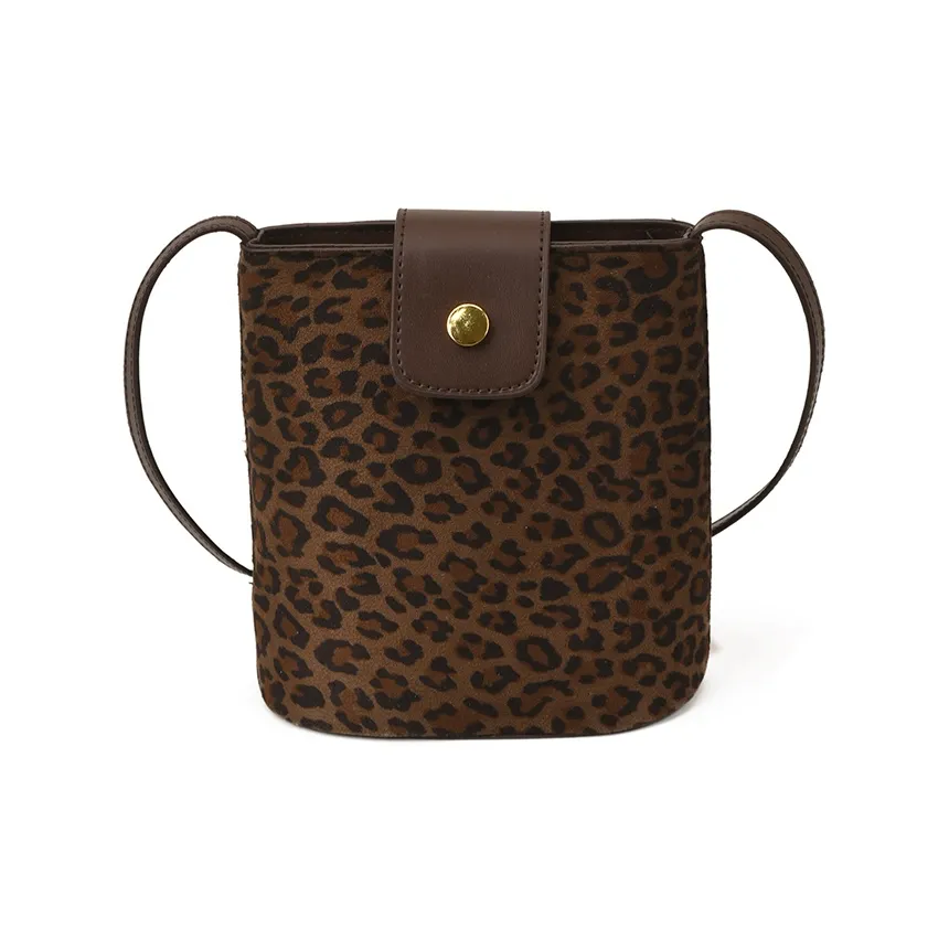 PINK·LAND ПУ (полиуретан) Сумка через плечо Стандартная Женская Кофейно-коричневая