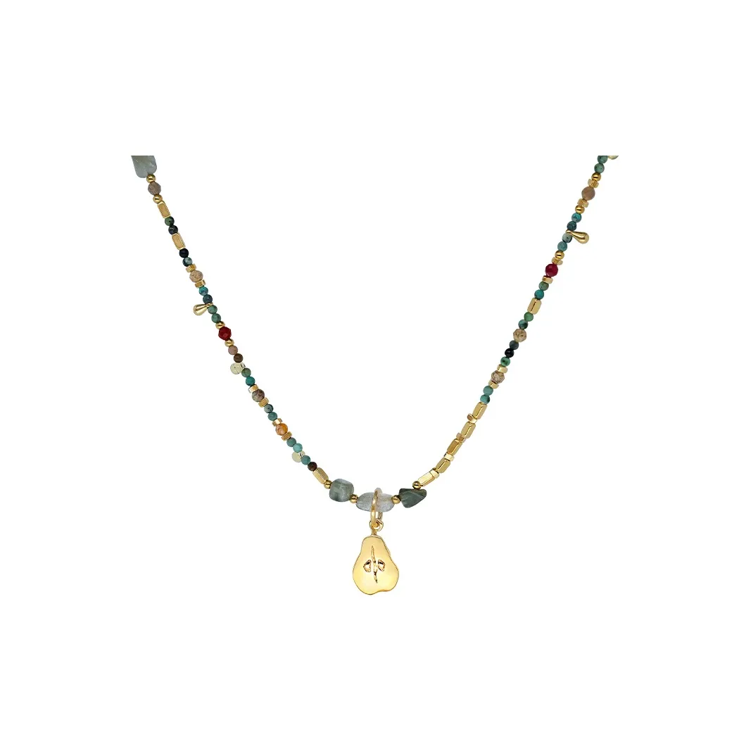 LAZY CIRCLES Ручная работа Бусины Цепь на ключицу Ожерелье Женское