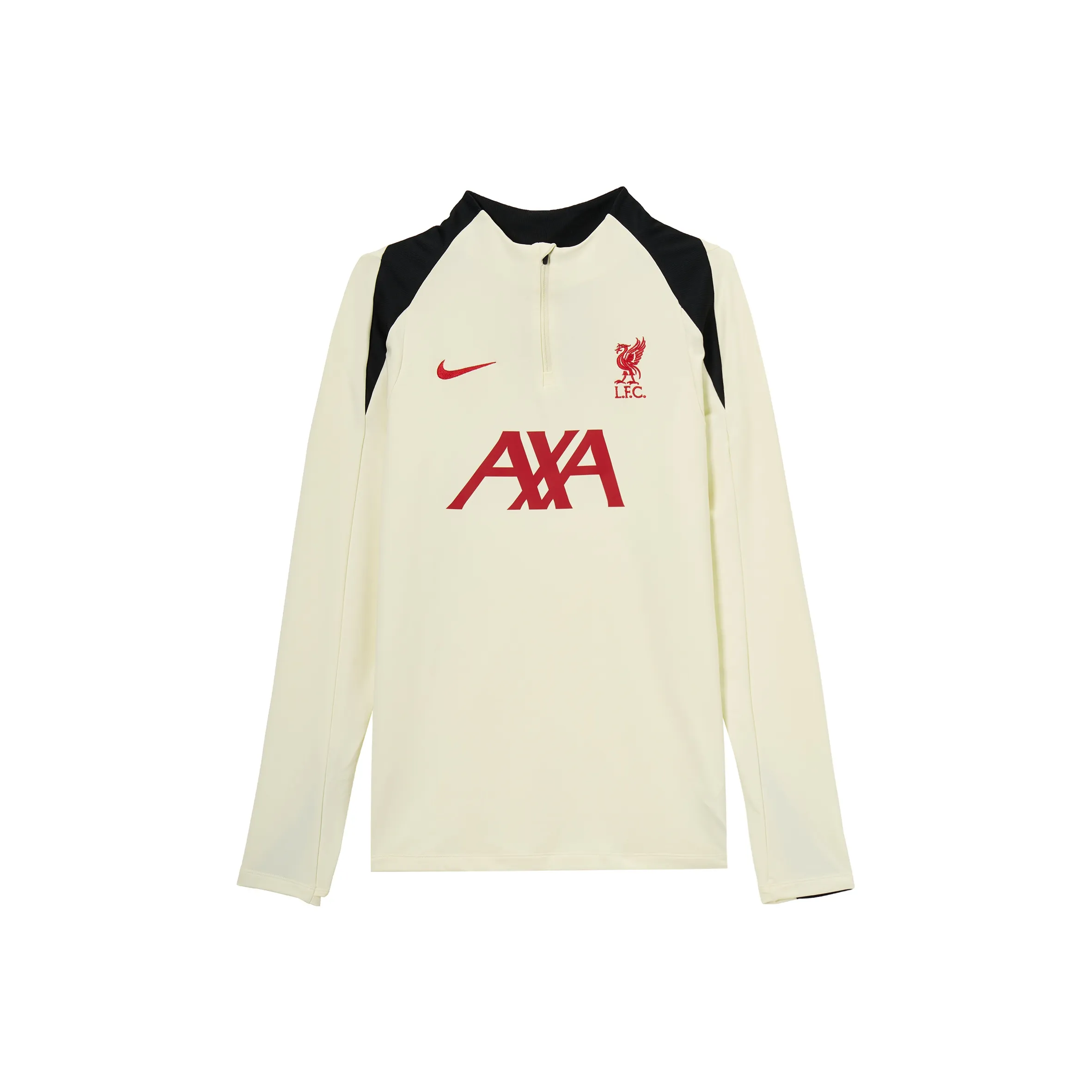 nike Dri FIT Strike Футбол Джерси Мужской Кокосовое молоко Черный Фитнес-красный