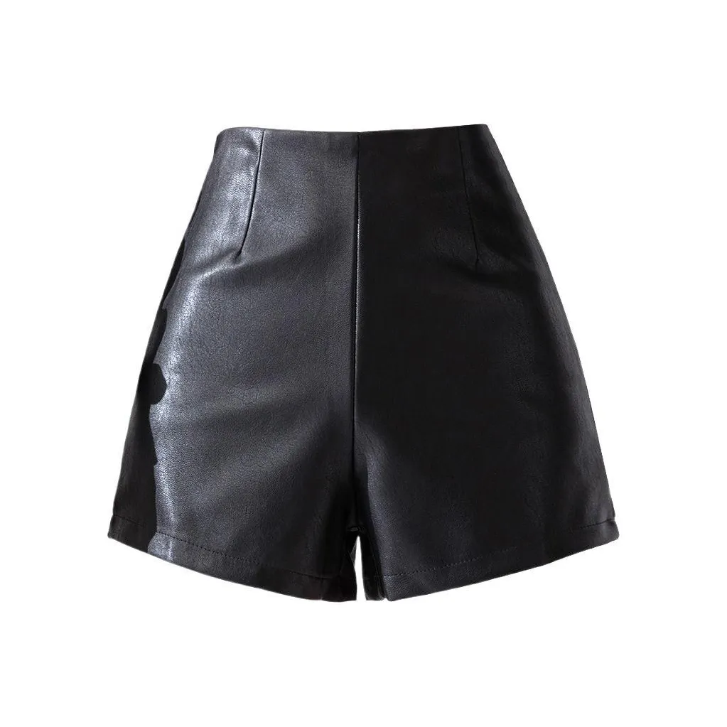 MILING PU кожа Брюки Шорты Женские