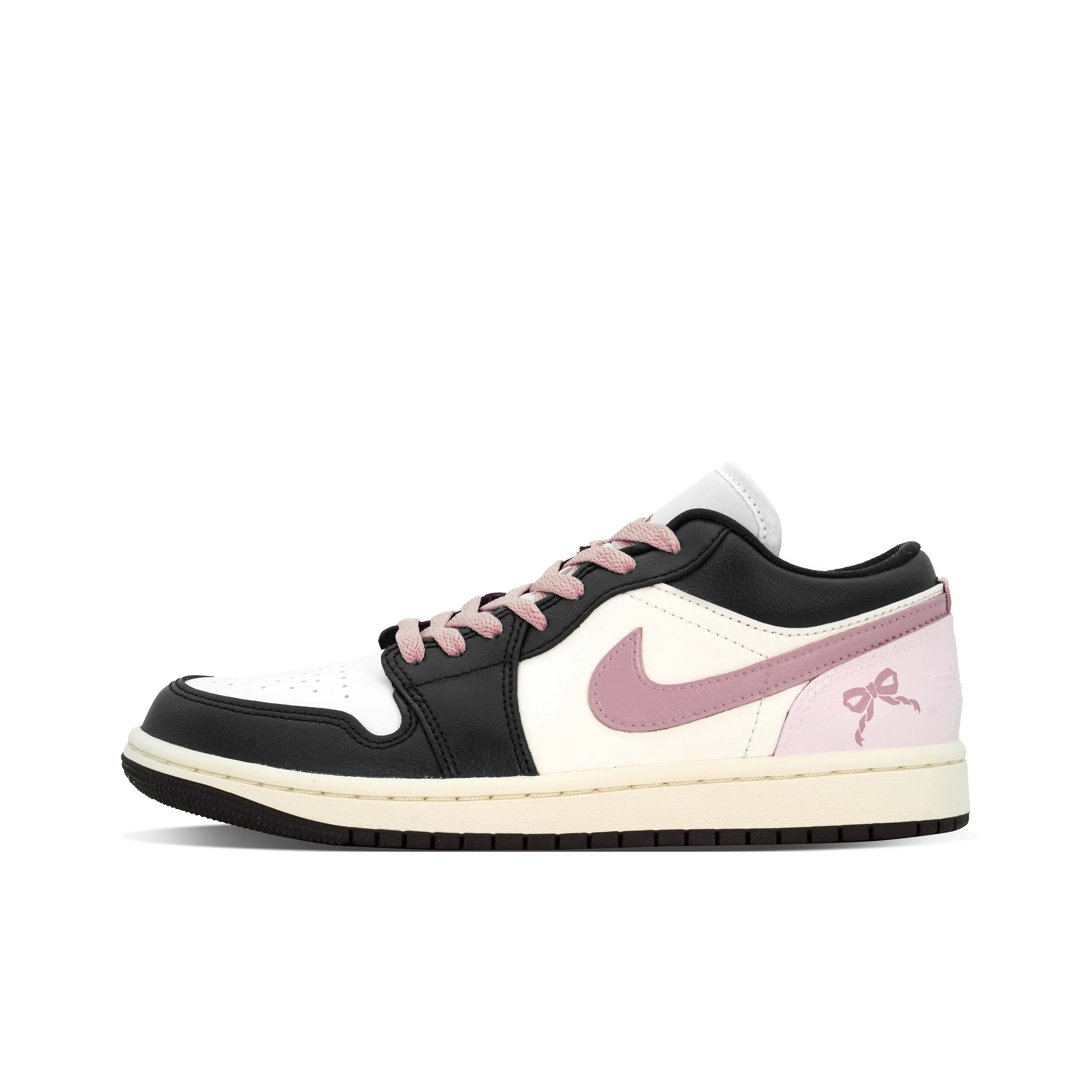 Jordan Air Jordan 1 DEER Love Journal Устойчивый к истиранию Низкий Топ Винтажные Баскетбольные Кроссовки Женские