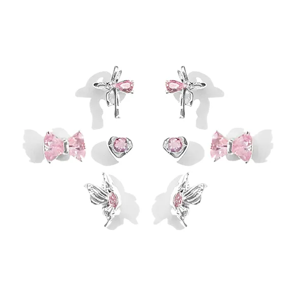 FENGQIYUAN Сплав Серьги-гвоздики Женские