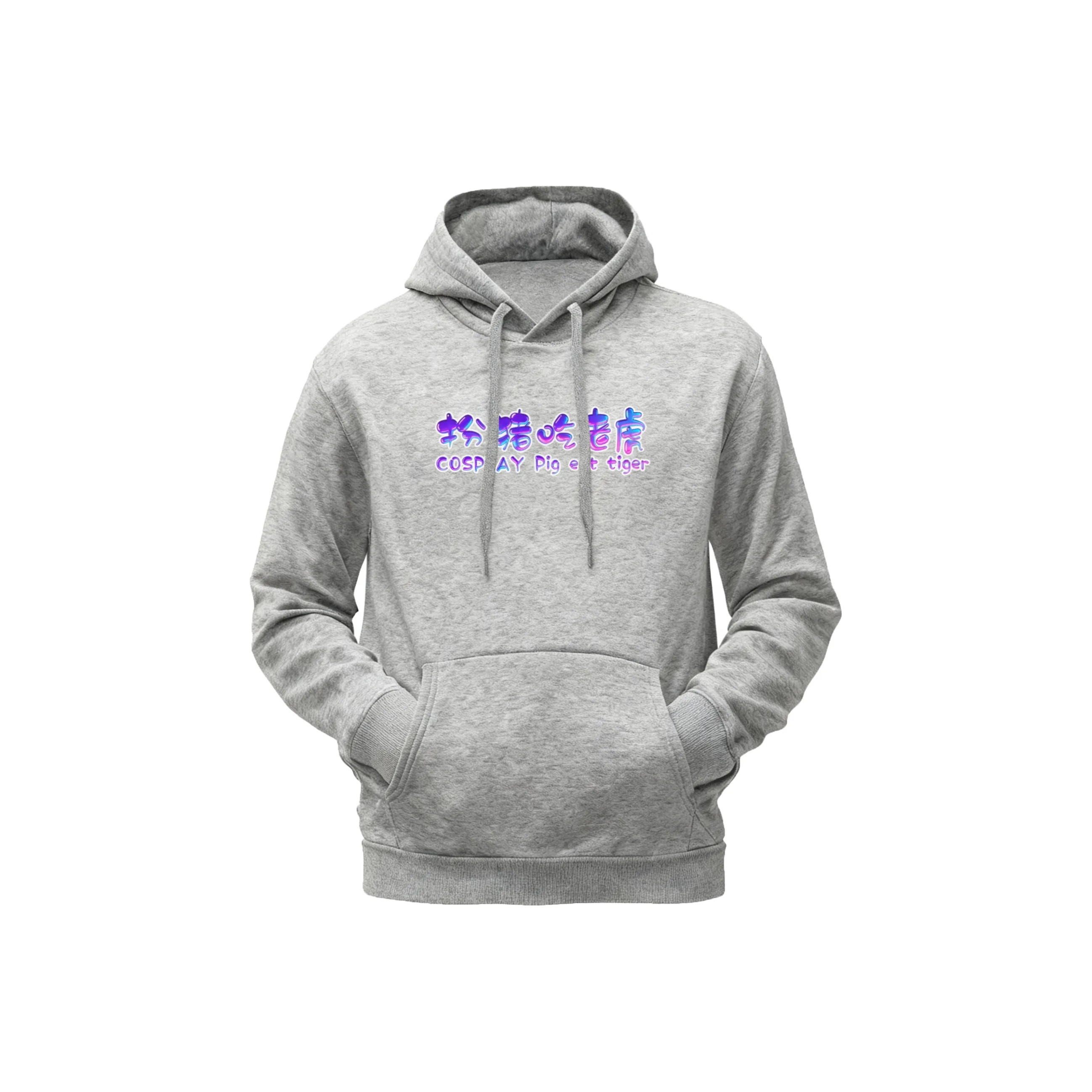 PAIN OR PLEASURE CLASSIC Hoodie Весна-осень Зимний Утолщенный и с флисовой подкладкой Термический Косплей С принтом