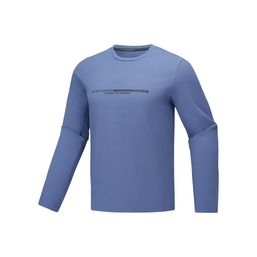 Skechers Вино Синий Мужская T-Рубашка