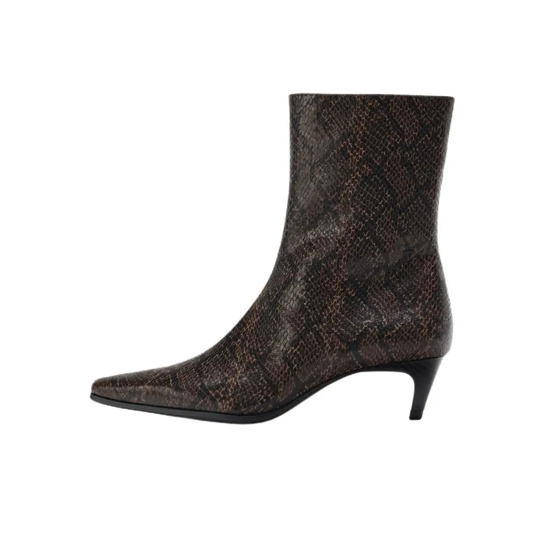 Botaillons 4,5cm Женские с принтом змеи ZARA Collaboration