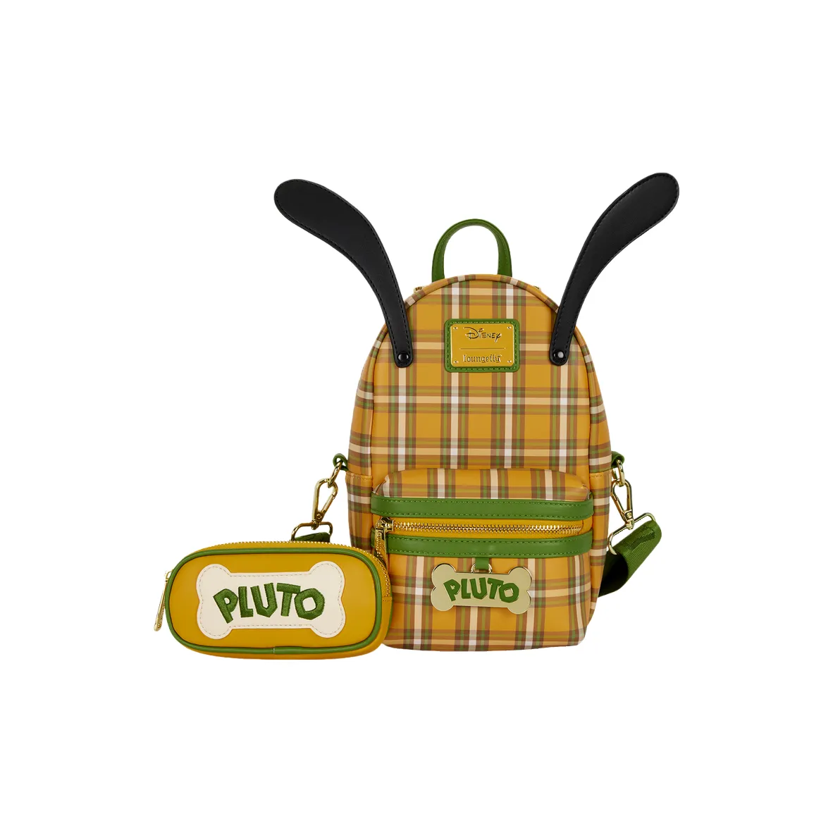 LOUNGEFLY Полиуретан Sling Сумка Унисекс Желтый