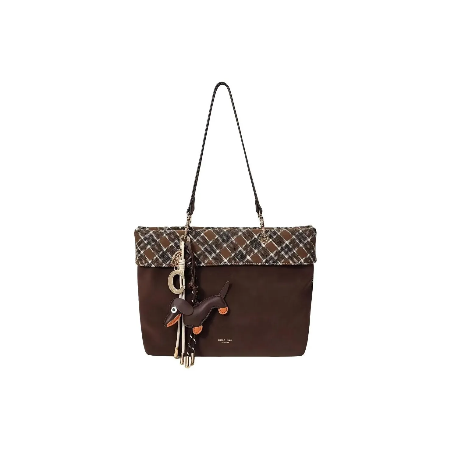 NATTY ПУ (полиуретан) Сумка через плечо Стандартная Женская Кофейная Розовая