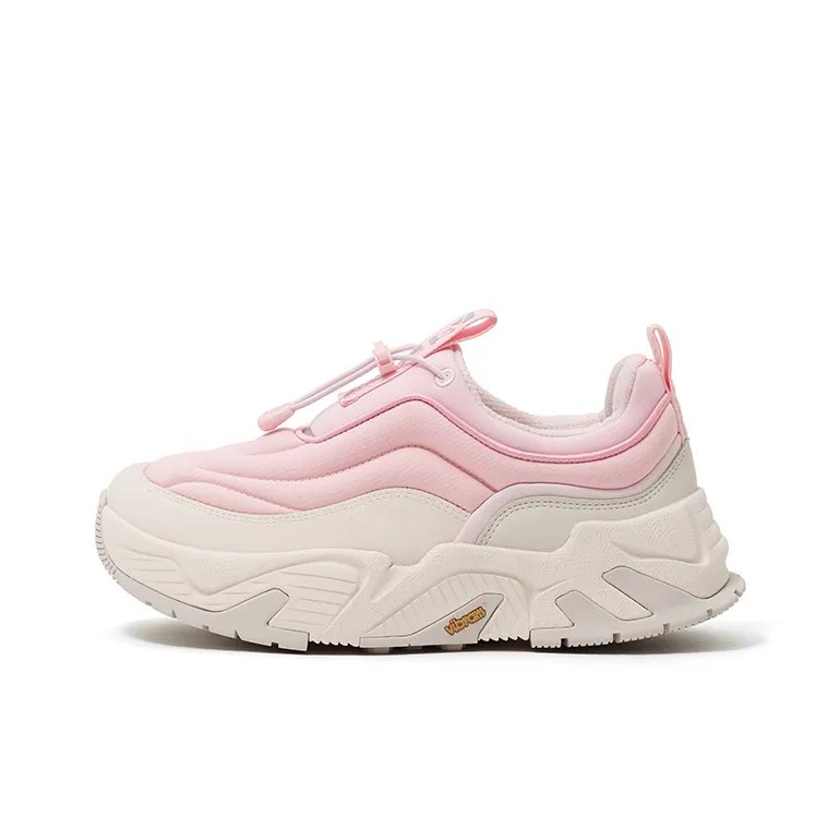 ANTA SNEAKERVERSE Устойчивые к истиранию увеличивающие высоту низкие топовые кроссовки женские розовые