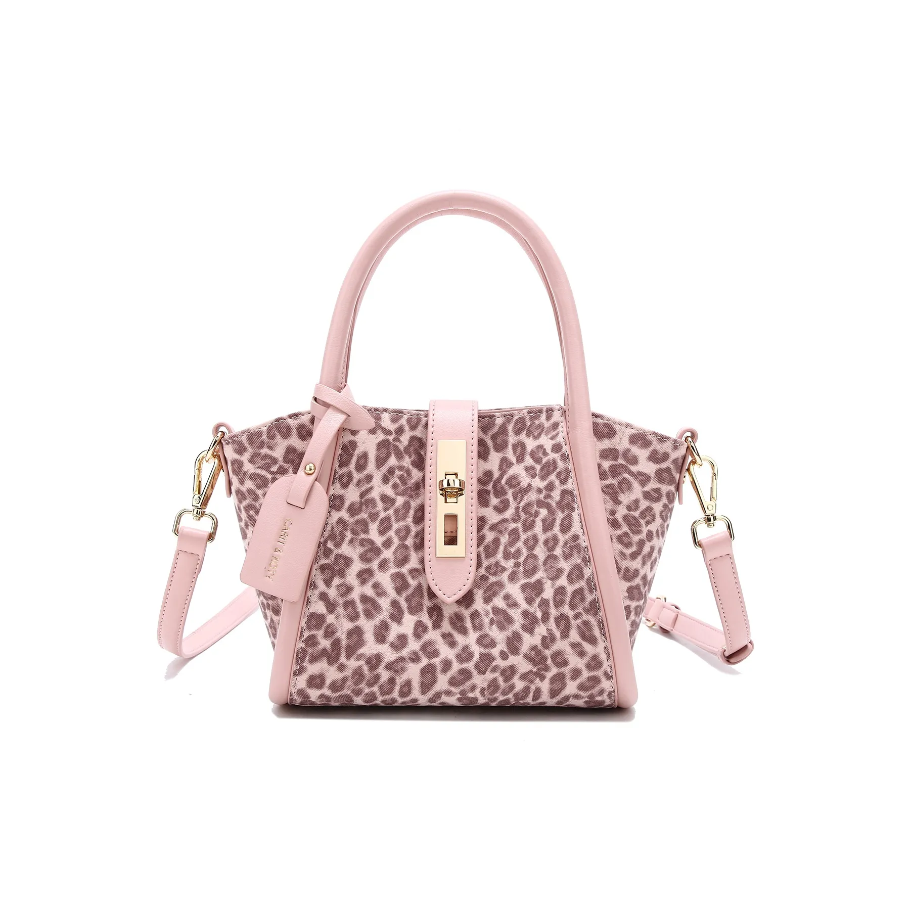 Carit Koty ПУ (полиуретан) Одно плечо Сумка Стандартная Женская Розовая