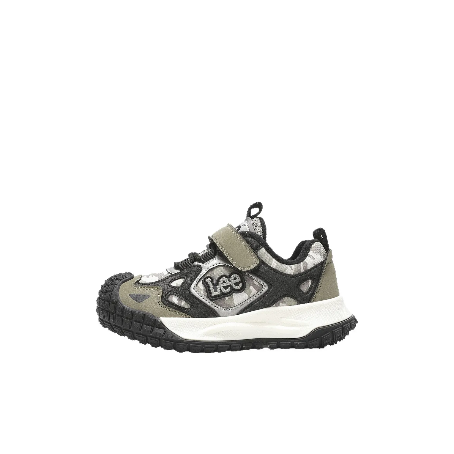 Lee совместный модель Беговые кроссовки Черный армейский зеленый Детский
