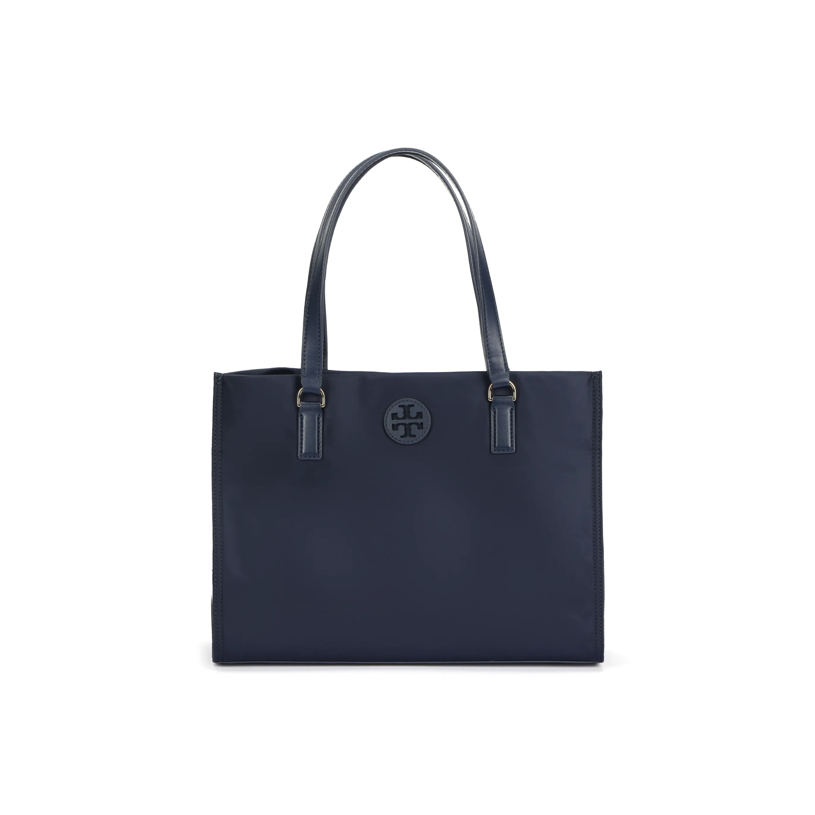 TORY BURCH Ella Нейлон Тоут Сумка Сумка для покупок Сумка Маленькая Унисекс Морской Синий