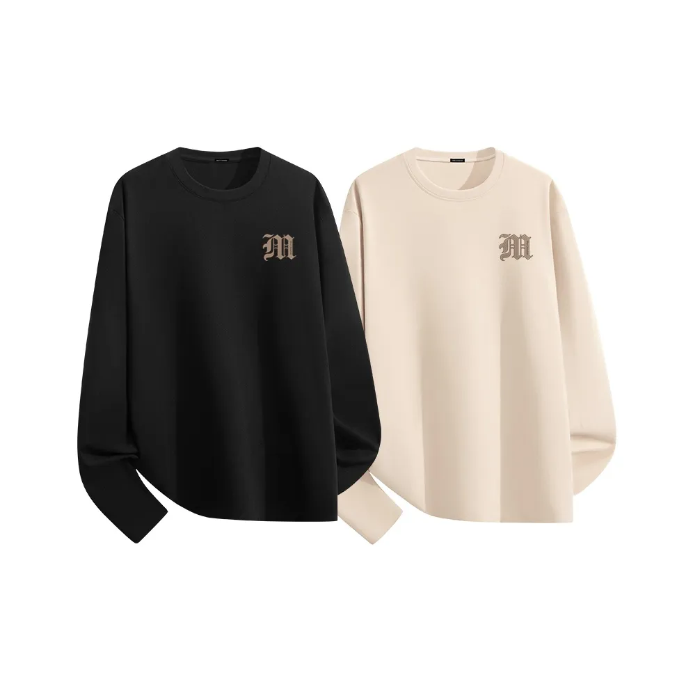 FAIRWHALE Длинный рукав Т-рубашка Унисекс