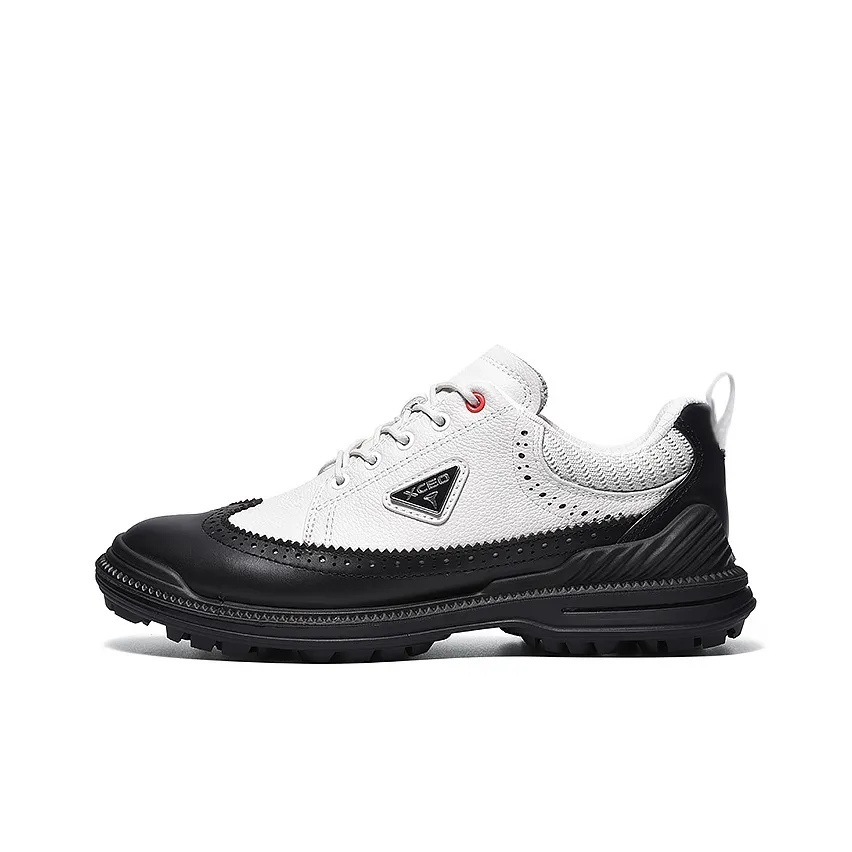 Xceo1996 Износостойкий Водонепроницаемый Противоскользящий MID Топ Обувь для гольфа Женская Белый Черный