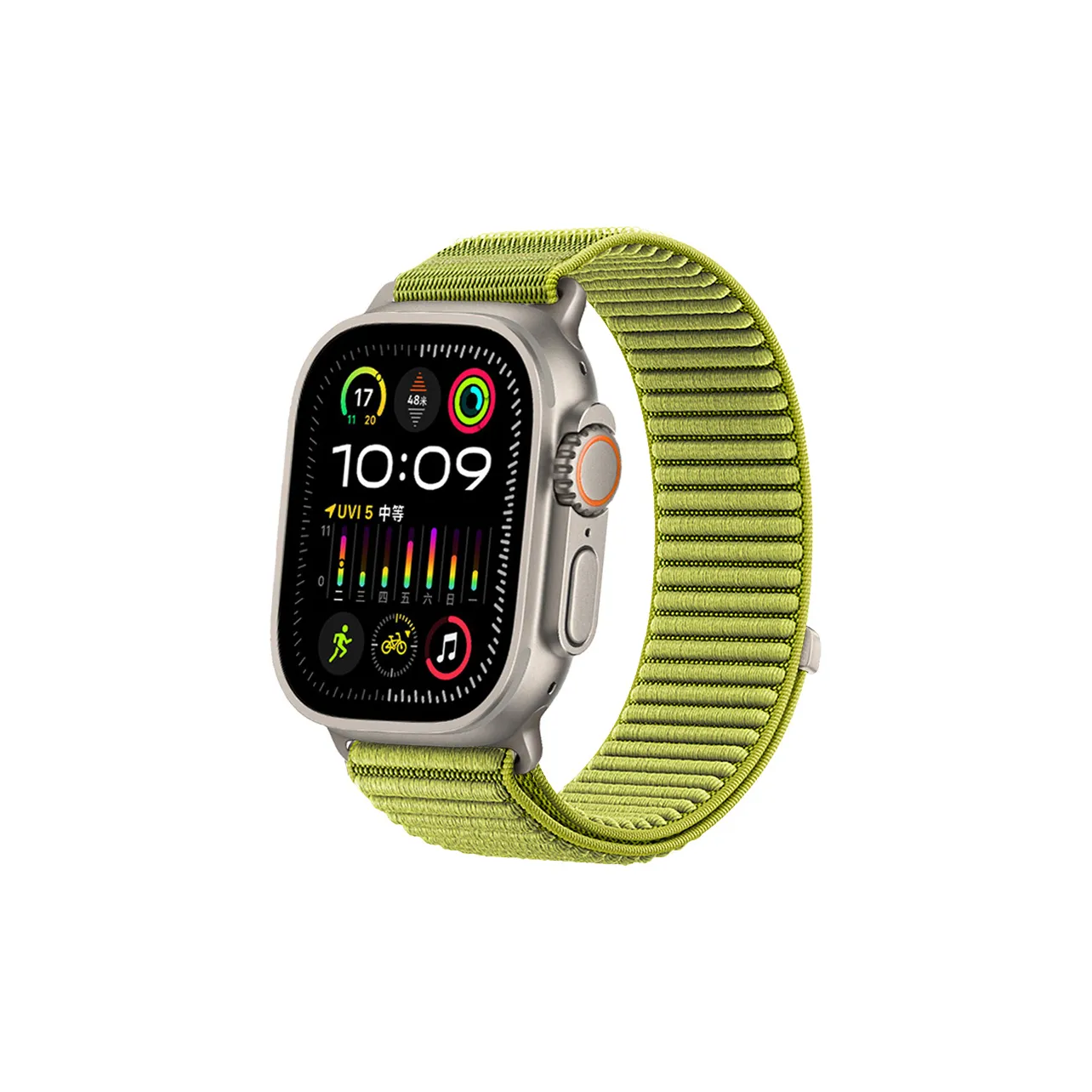 WOZUISHUAI Ремешок Apple Совместимость Материал Нейлон