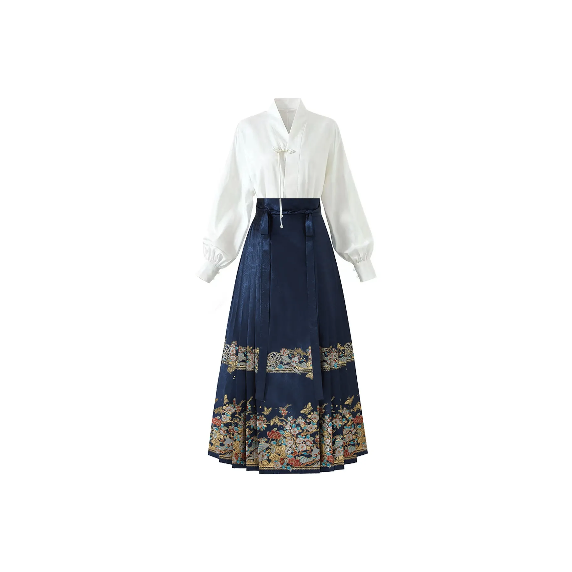 Cloud Hidden Moon Embroidery Ханьфу Женские