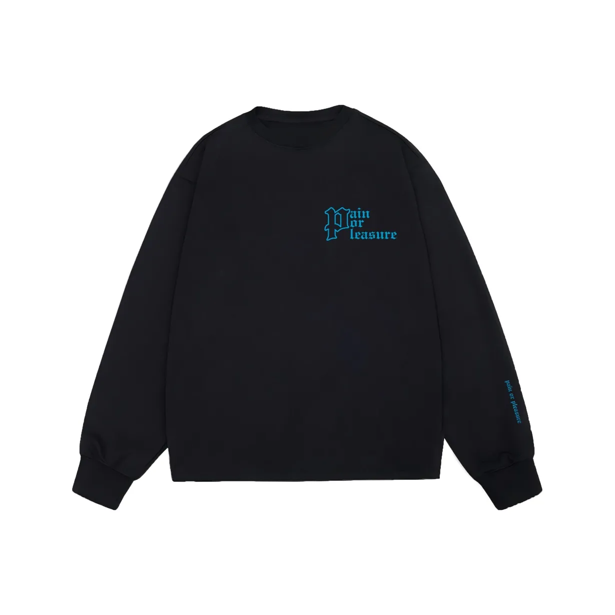 PAIN OR PLEASURE Длинный рукав Свитшот T-Рубашка Весенний Осенний Сезон