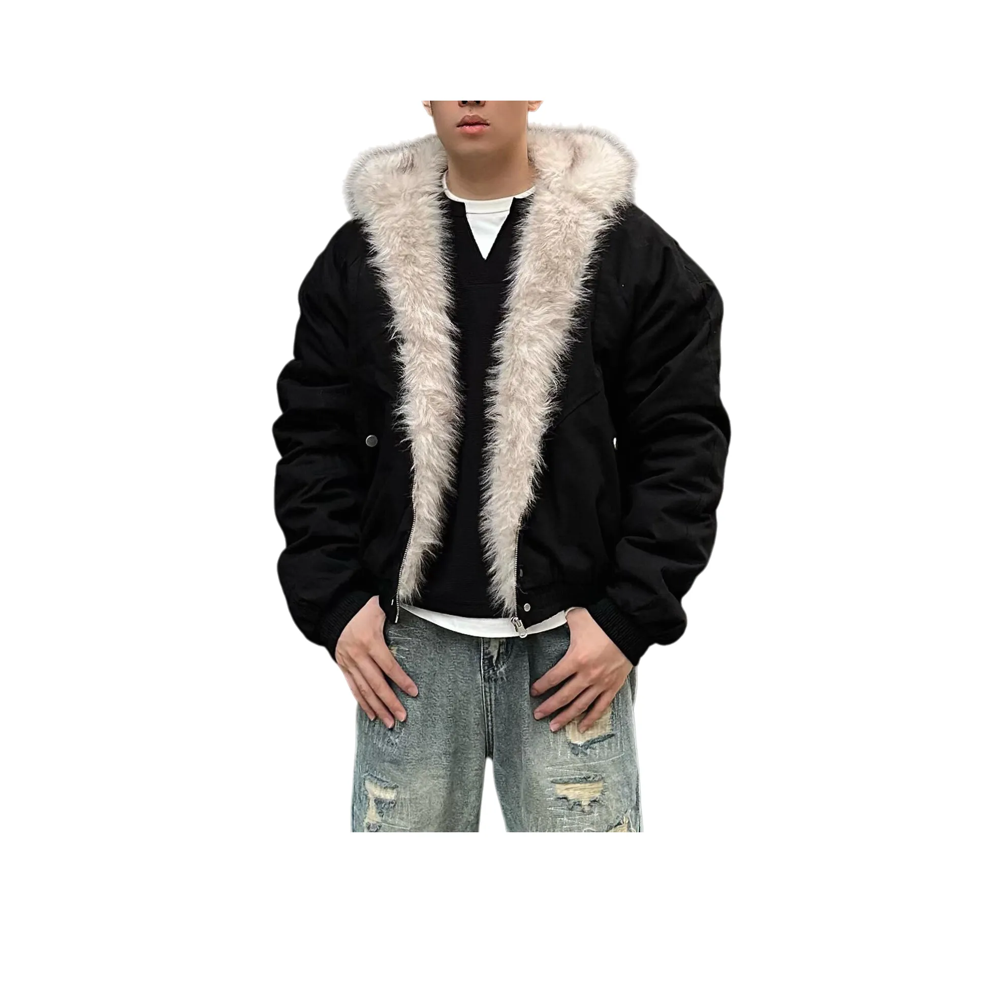 SHEXIU Черный Унисекс Пуховики