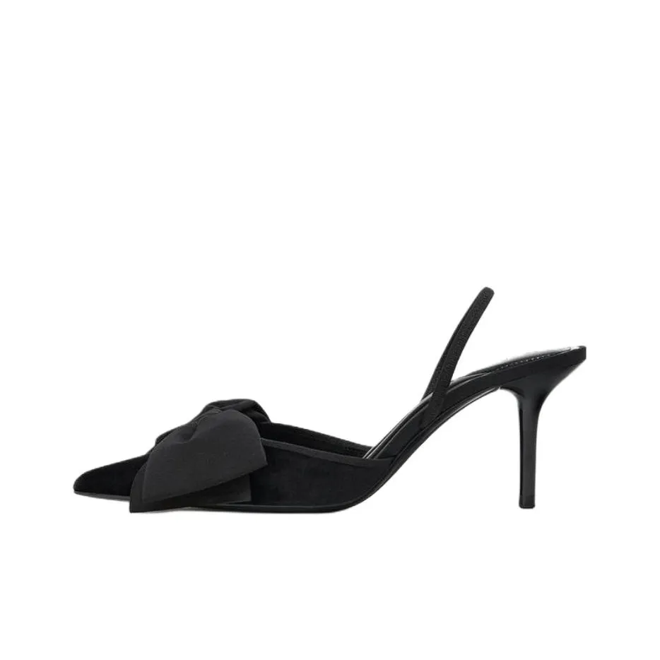 ZARA Collaboration Низкий каблук Высокий каблук 8 см Женский Черный