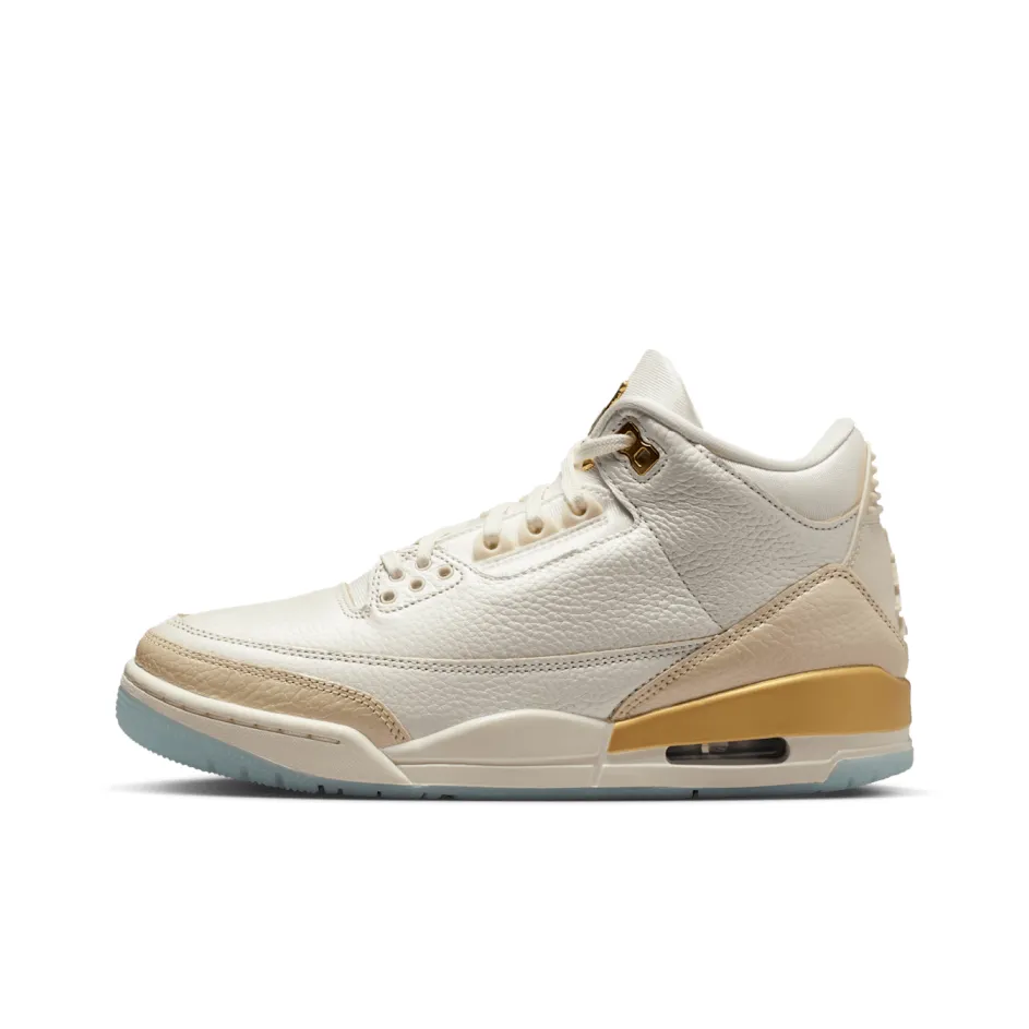 Jordan Air Джордан 3 MID Топ Винтажные баскетбольные кроссовки Женские Экрю