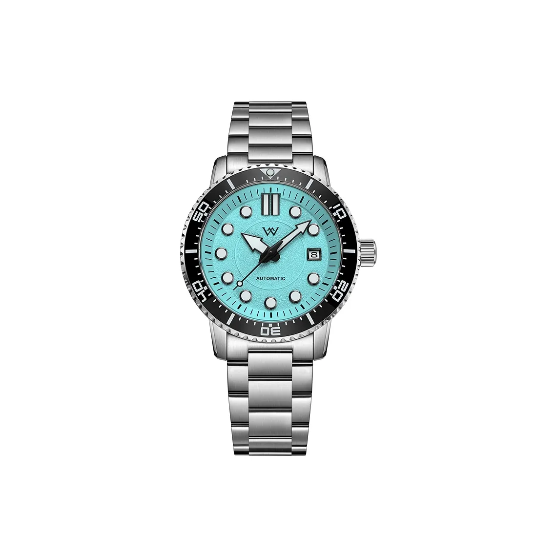 Welly Merck Modern Collection Автоматический Механический Механизм Ремешок из Нержавеющей Стали Часы Мужские Часы