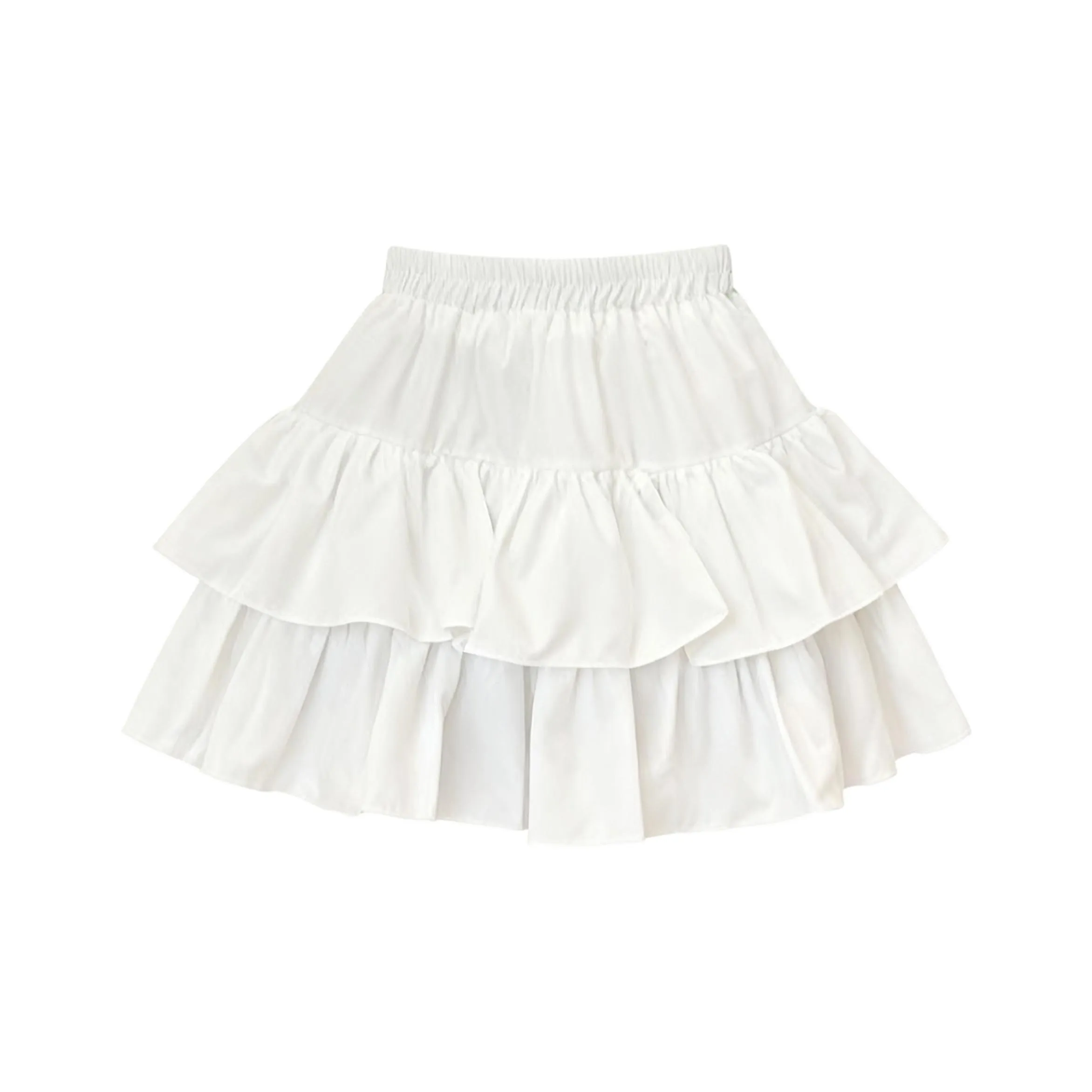 DANCANG С рюшами на подоле A-линия Юбка Женская