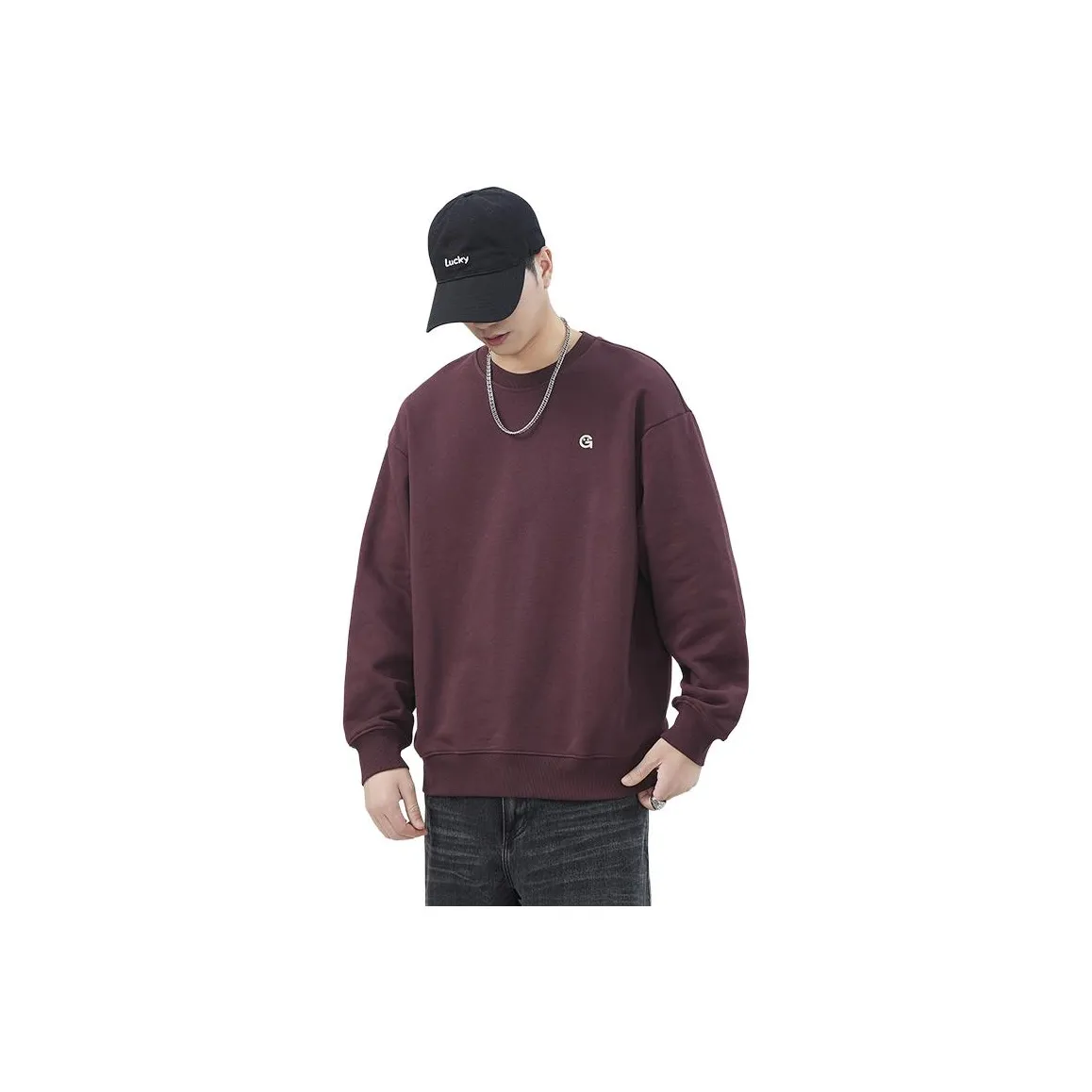 CLOUDYCATS Бордовый Унисекс Свитшоты