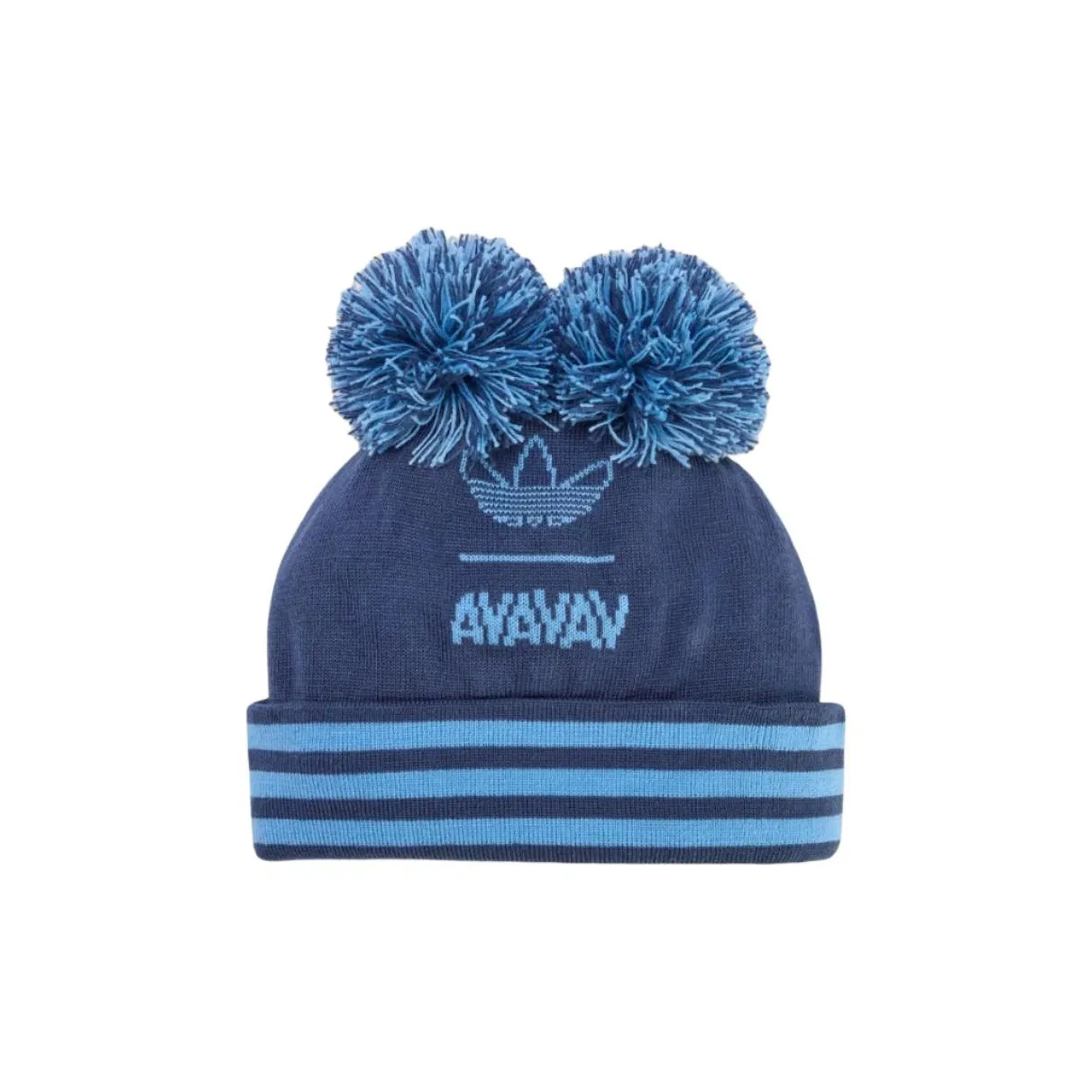 Adidas Акриловые шапки-бини унисекс Морской ночной синий Светло-синий