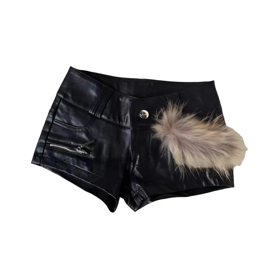 MILING Шорты из ПУ (полиуретана) Женские