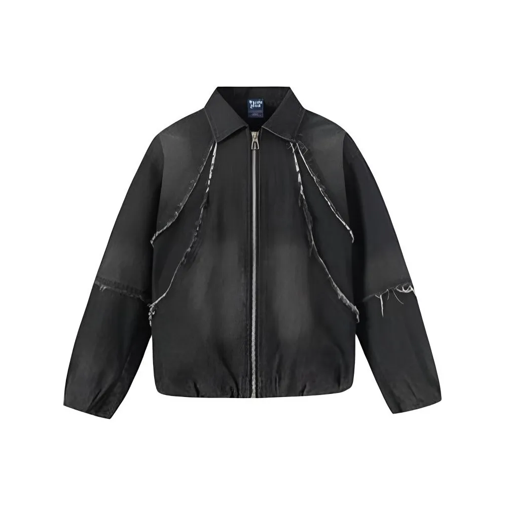 Maycaur Черный Унисекс Джинсовые Куртки