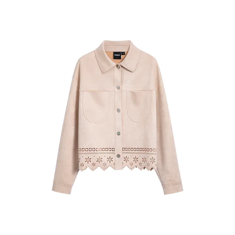 Desigual Розовый Бежевый Женский Куртки