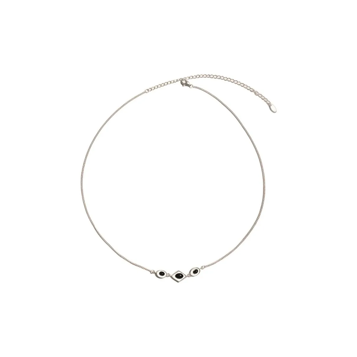 LOPHNE Серебряное покрытие медные ожерелья женские