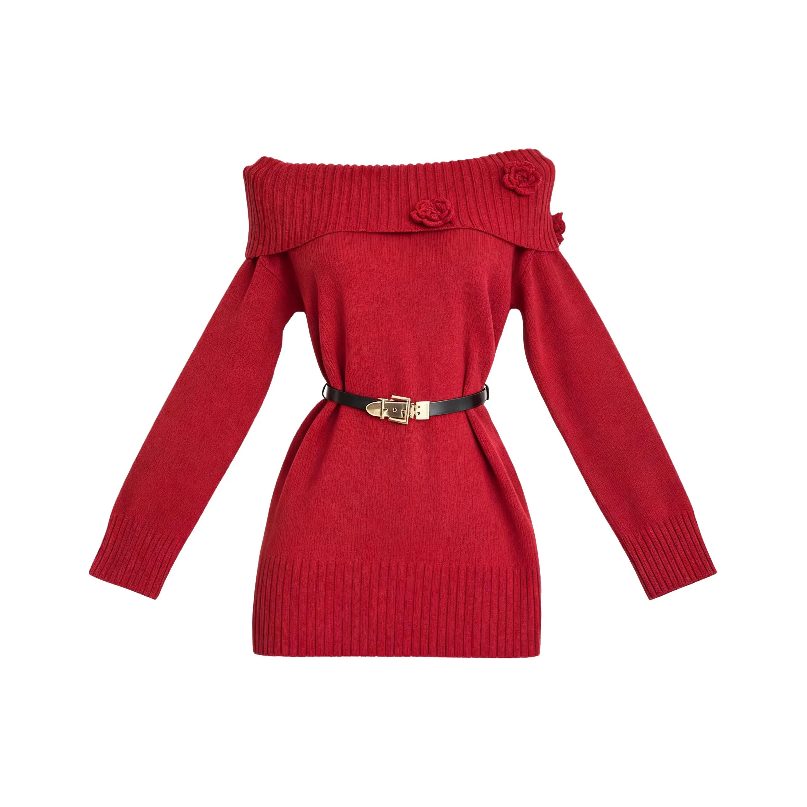 BIFH Длинное платье с длинными рукавами женское