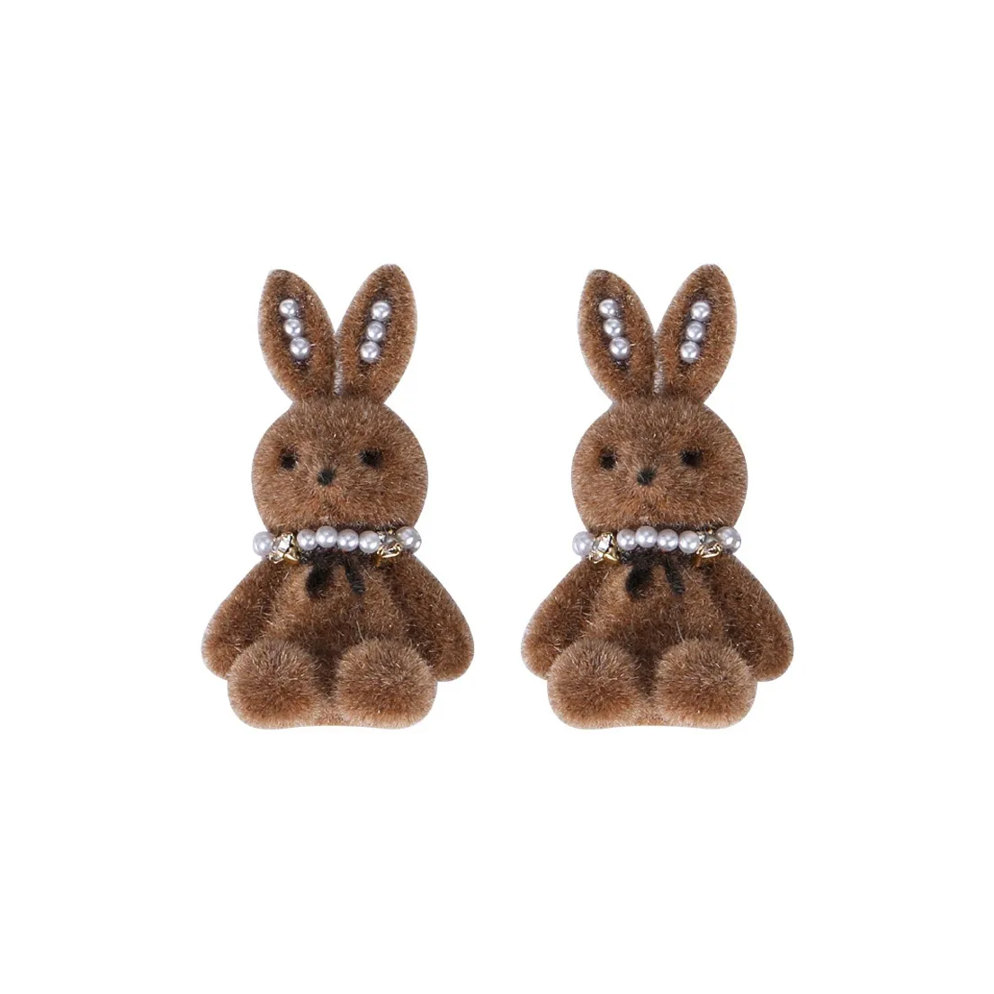 ZWU Copper Stud Earrings Women's ZWU Медные серьги-гвоздики женские