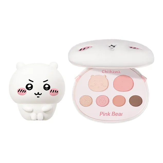 Pinkbear X chiikawa Жидкая помада Eye Тень Lipstick And LIP Глина Велюр глянцевый LIP Глянцевый