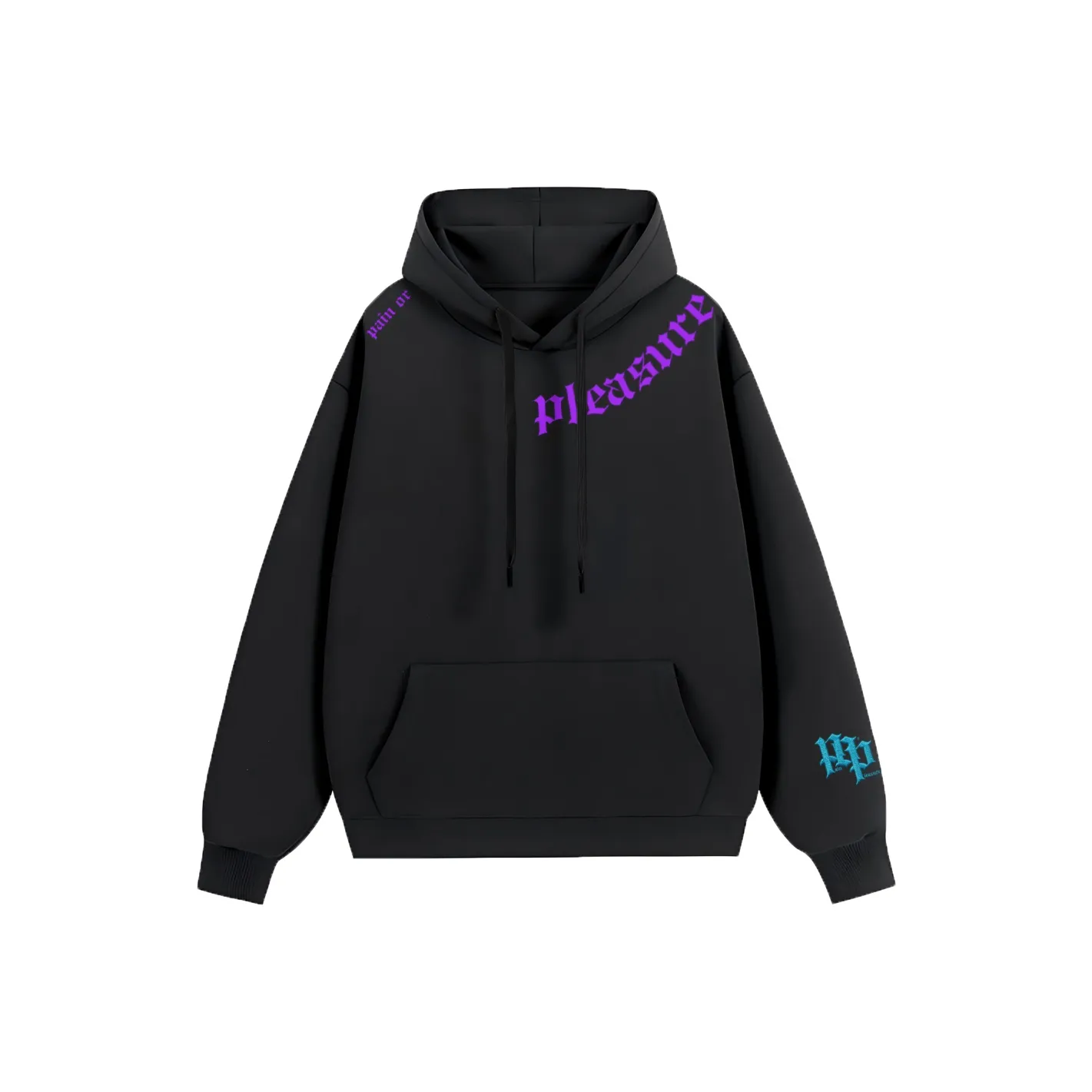 PAIN OR PLEASURE CLASSIC Hoodie Весна-осень Зимний С флисовой подкладкой Длинный рукав Утолщенный Термический