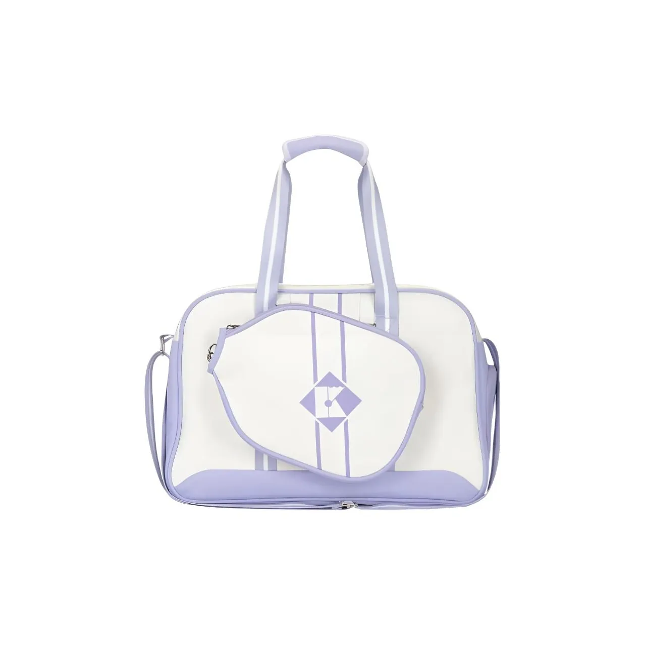 KUMPOO Большая емкость Спортивная сумка Стандартная Унисекс Белый Фиолетовый