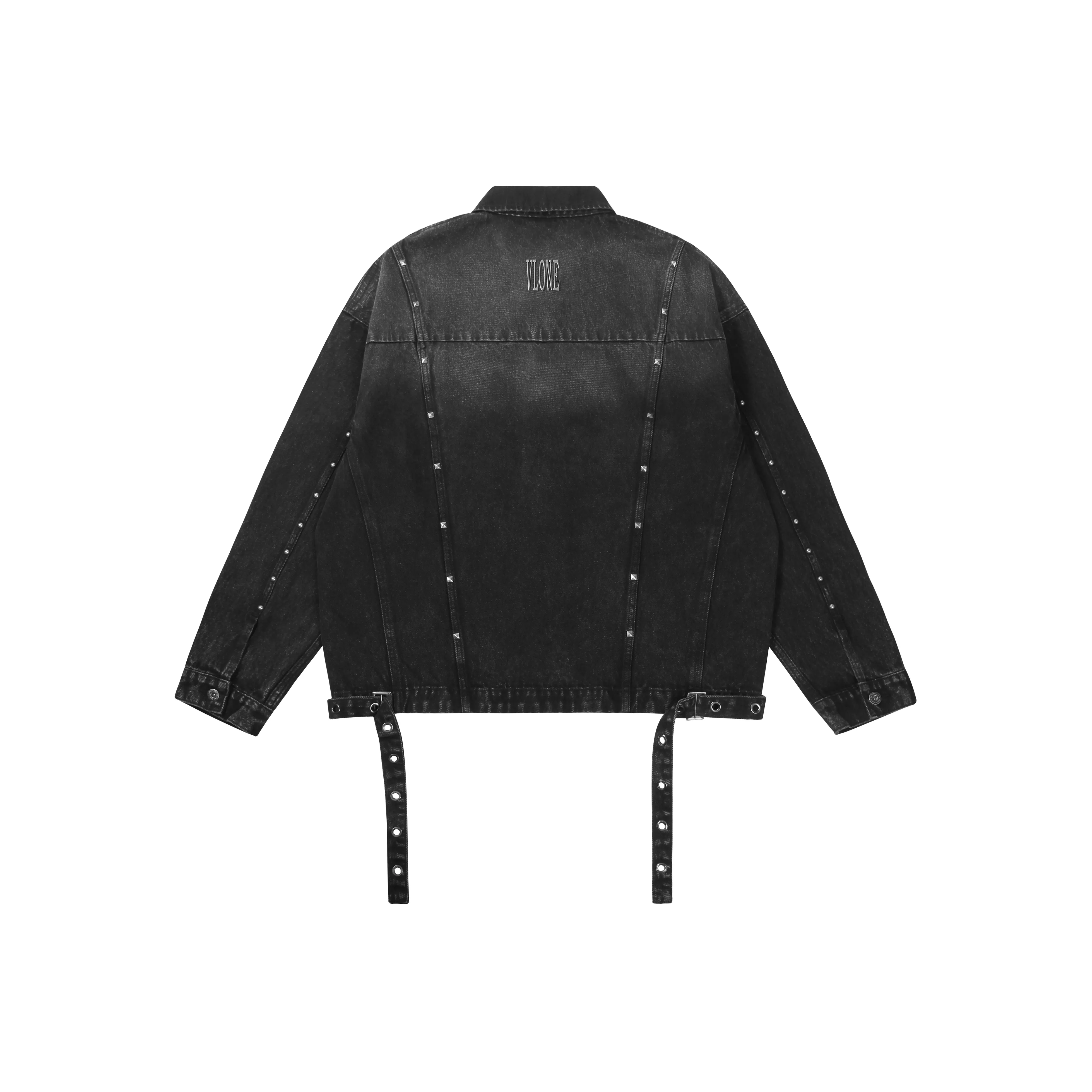 VLONE Черный Серебряный Унисекс Джинсовые Куртки