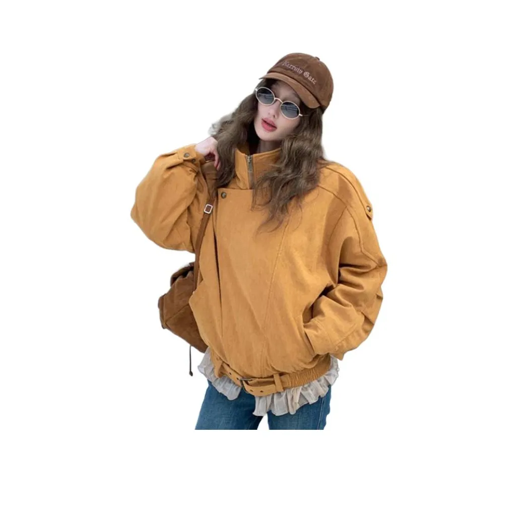 NANING 9 Оранжевый Женский Пуховик