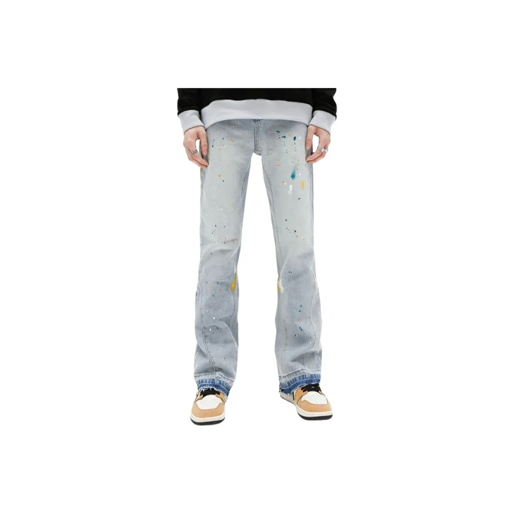 NRXX Светло-синие унисекс джинсы
