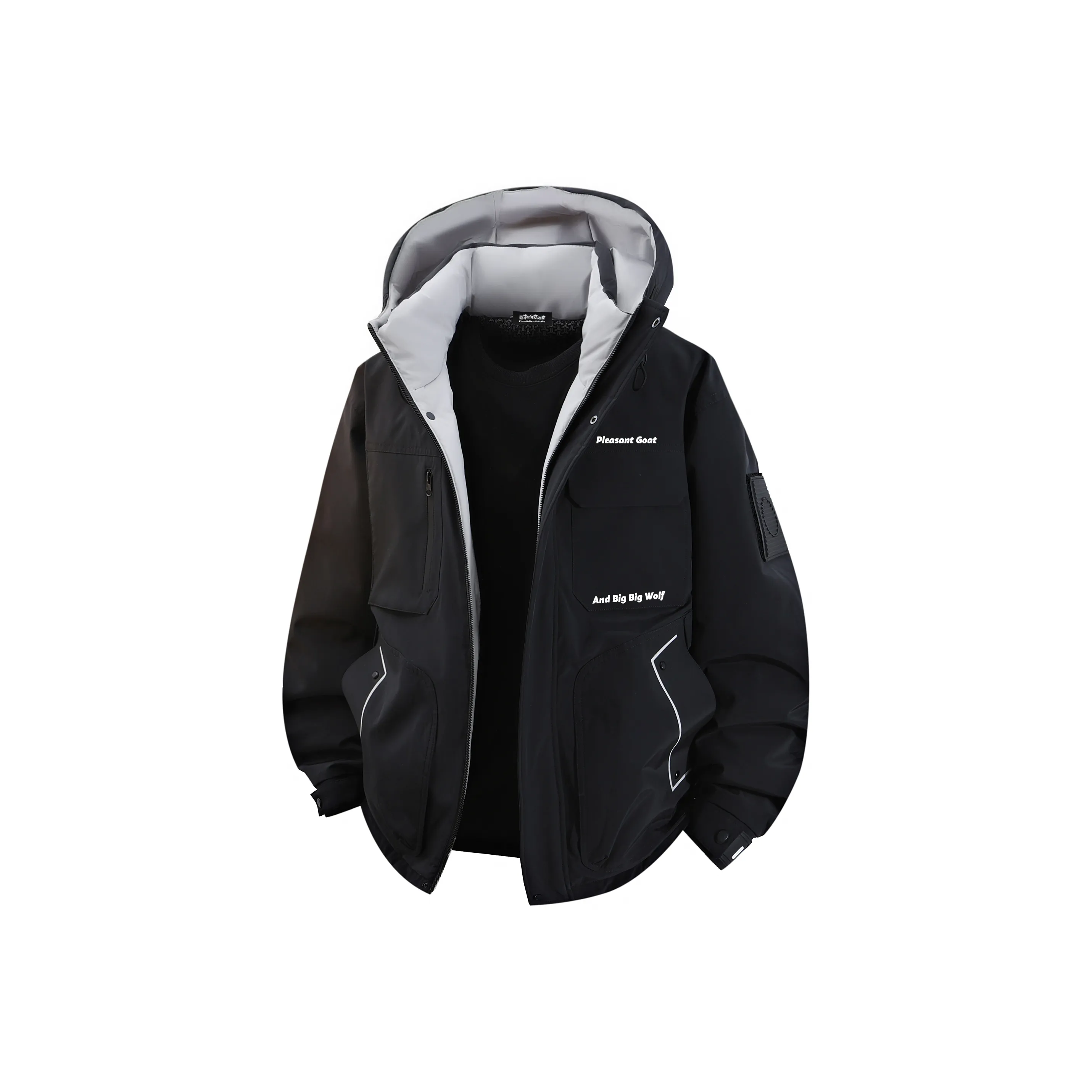 Pleasant Goat and Big Big Wolf Пуховик Унисекс