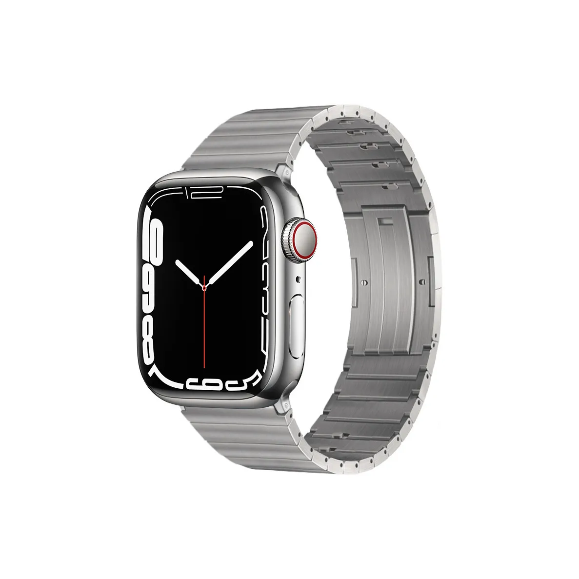 WOZUISHUAI Ремень Совместимость с Apple Материал Титан