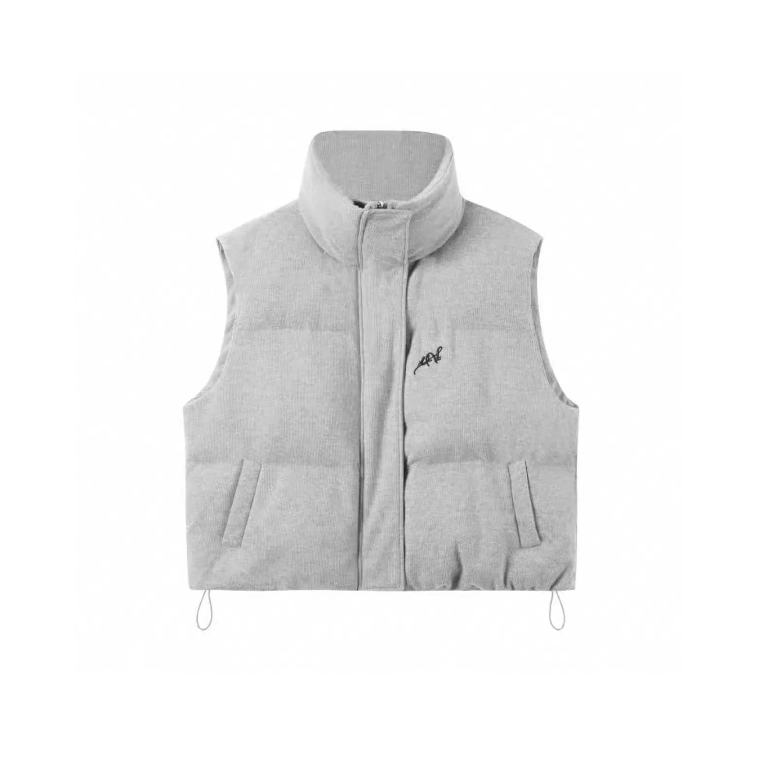 GEZITAI Серый Жилет Женские Пуховики