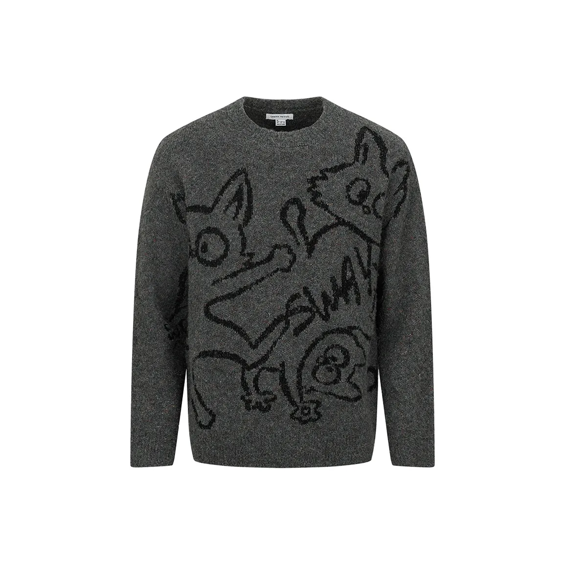 URBAN REVIVO Холодный серый Мужской трикотаж