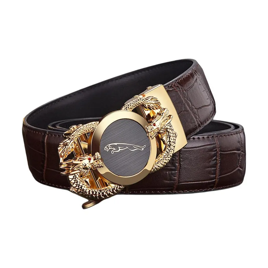 Devanro Коровья кожа ремни мужской 3,5 см