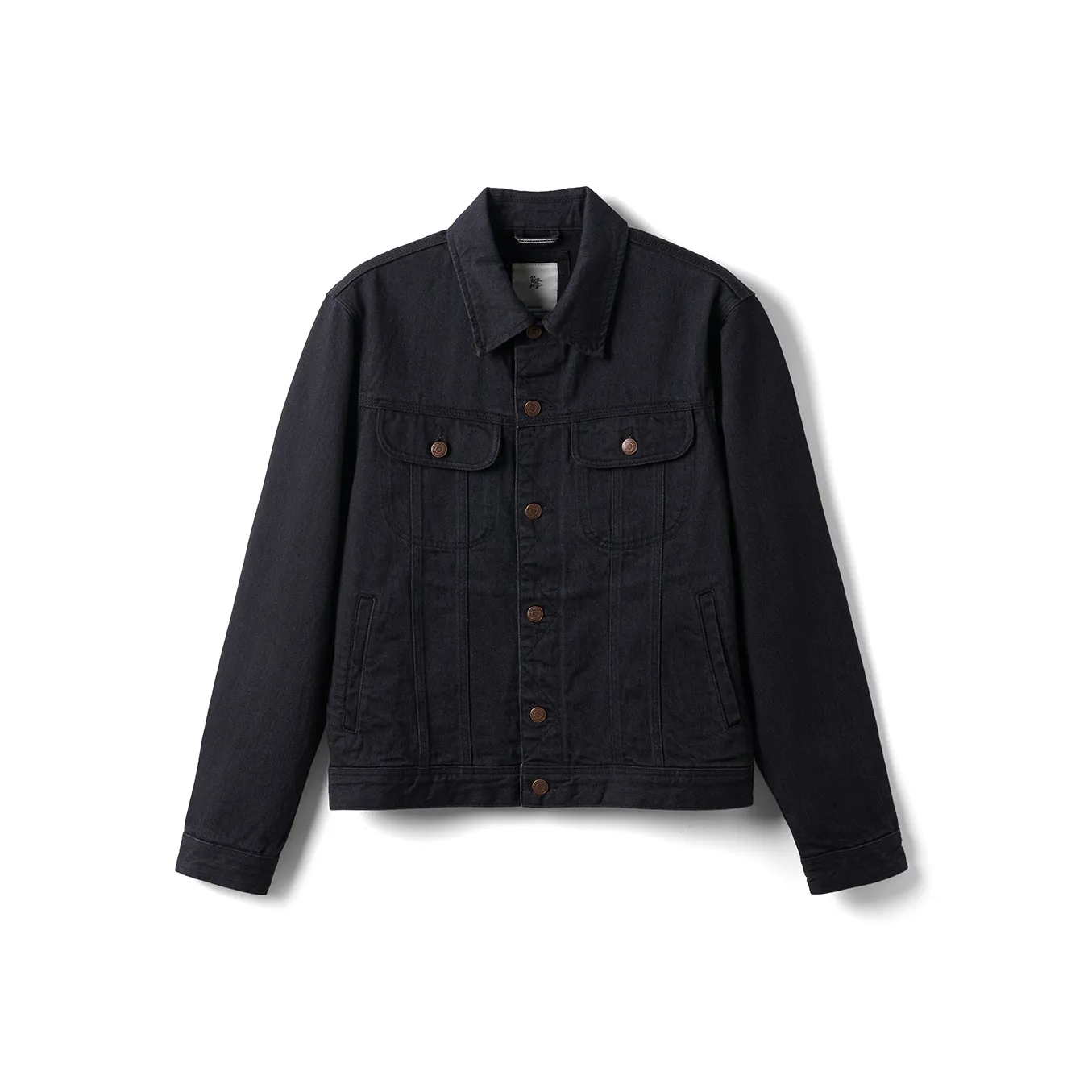 SIMWOOD Вымытый деним Черный Мужской Джинсовый Куртка