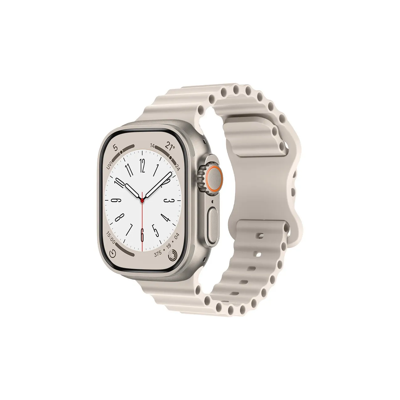 HUASONGXIN Ремешок Apple Совместимость Кремниевый Материал