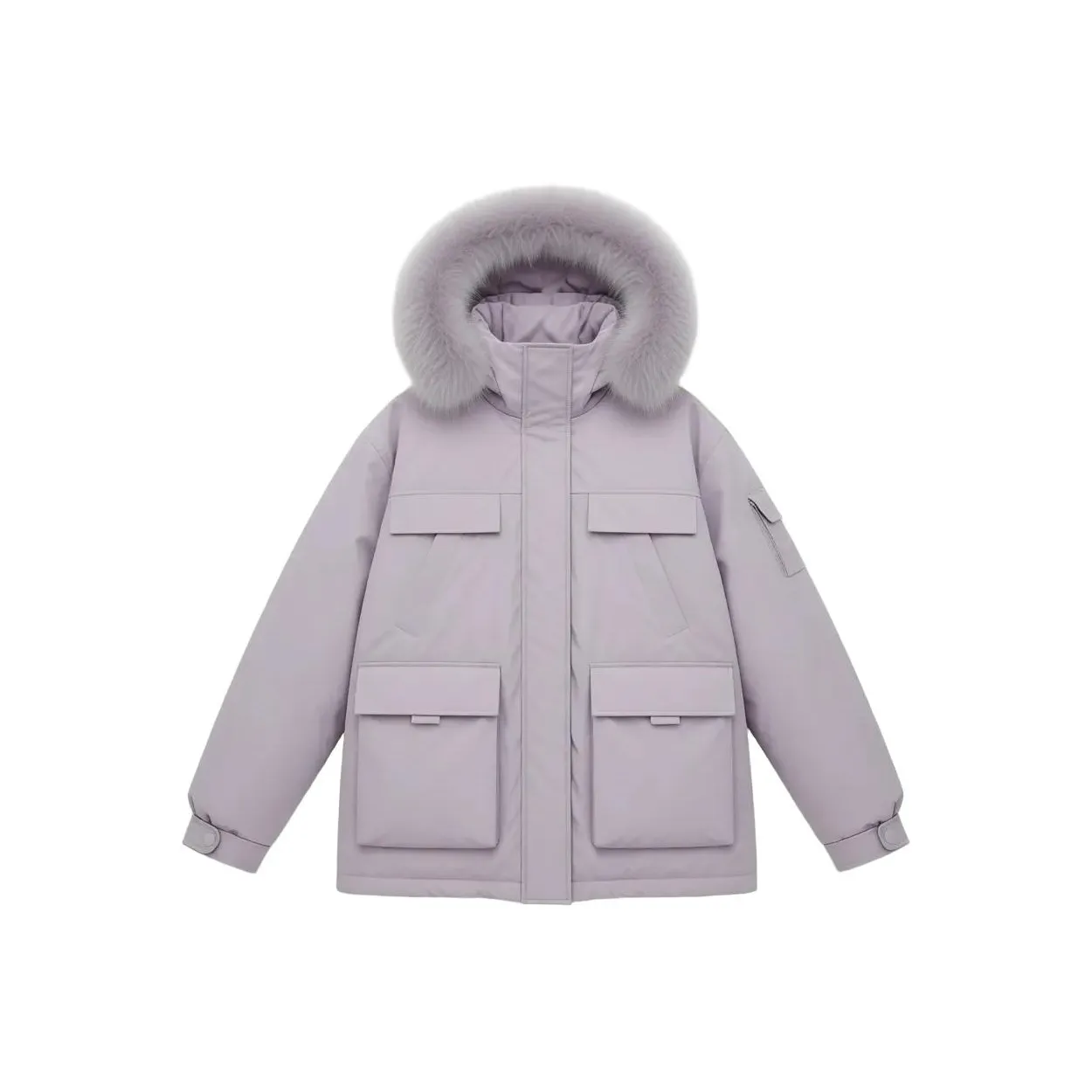 SDN by41 Фиолетовый Женские пуховики