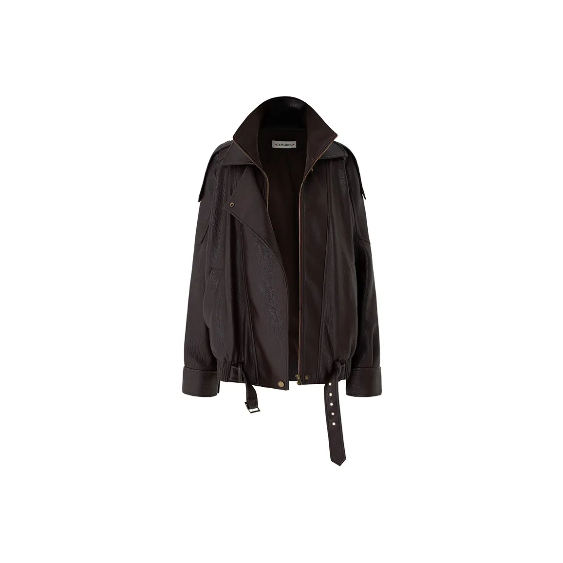 SOON FLOWER Кожа Куртка Женская